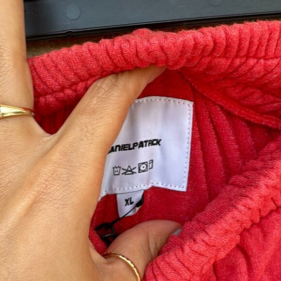 Daniel Patrick Extra Large Men's Sweat Pants Red New XL Designer - Picture 5 of 5